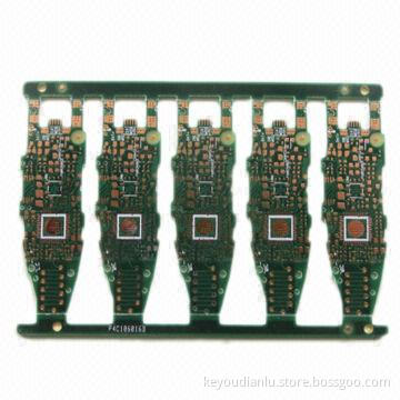Multi-layered PCB with Green Solder and 0.3mm Minimum Hole Size